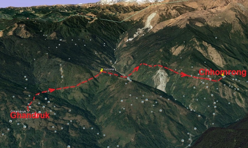 Вверх по Kali, по Gandaki Вверх по Kali, по Gandaki