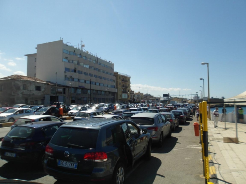 Поездка на Сицилию 2014 год (переправа на пароме)