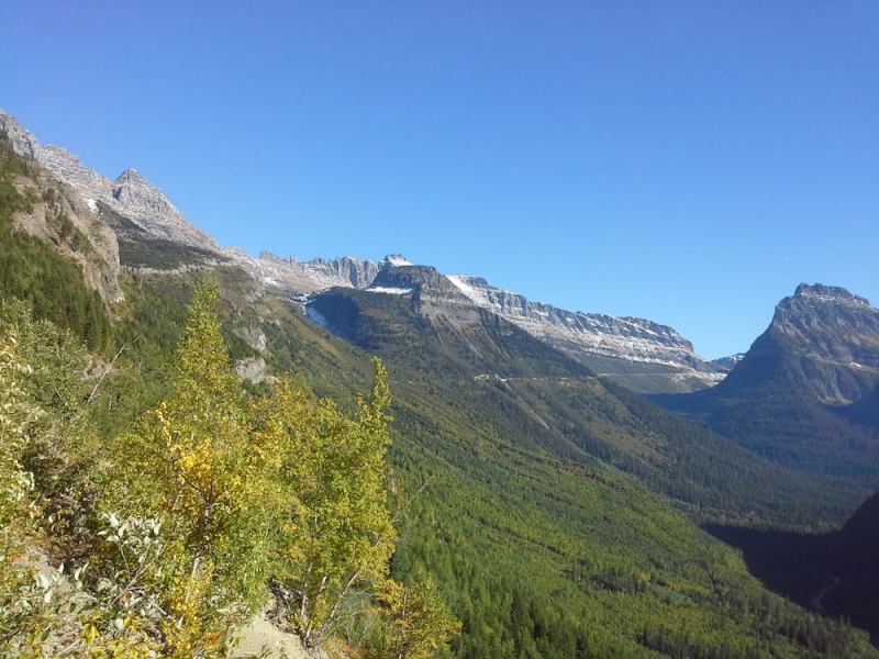 Chicago, Yellowstone, Glacier, Rushmore