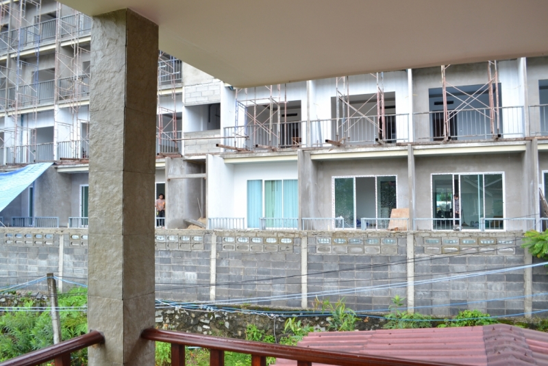 Вид на стройку