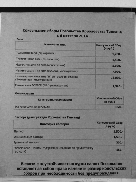 Виза в Таиланд для россиян : вопросы и ответы 2014