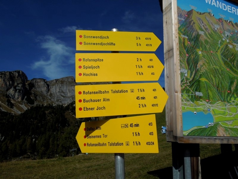 2014, окт. Тироль. Швац-Маурах. Рыжая осень, синее Ахензее и пестрые горы Rofan. Без а/м.