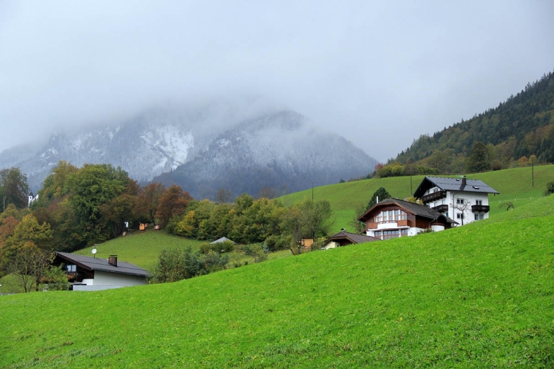 Австрия с востока на запад и обратно, с дождем и термами в октябре 2014