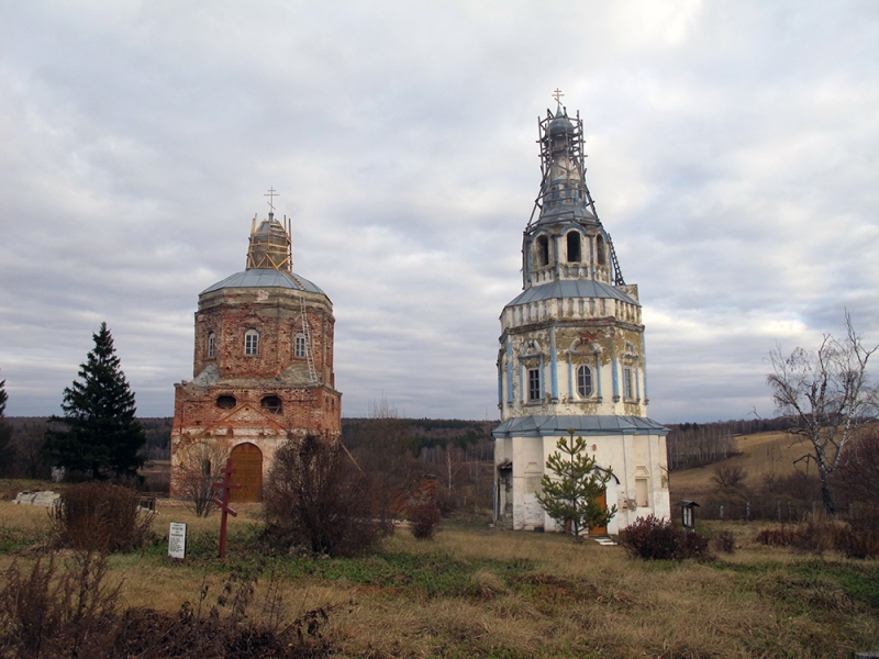 Старые церкви в окрестностях Малино
