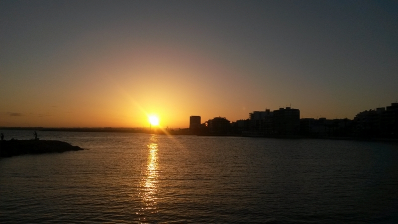 закат в Торревьехе