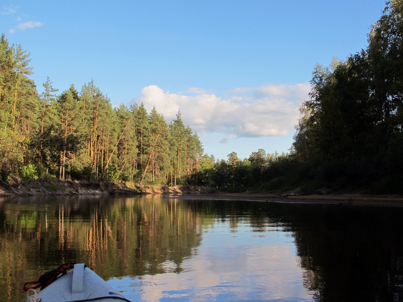 Река Пра, Мещера (Рязанская область) на каяках