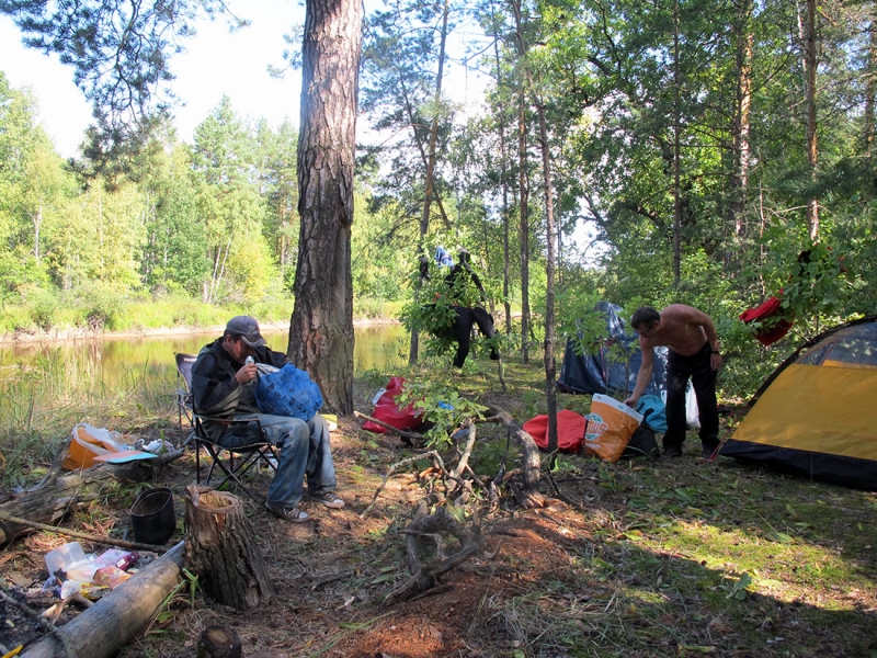 Река Пра, Мещера (Рязанская область) на каяках