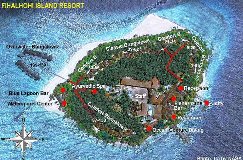 2 посещение Мальдив в окт.2014, сравнение отелей Equator Village и Fihalhohi Island Resort