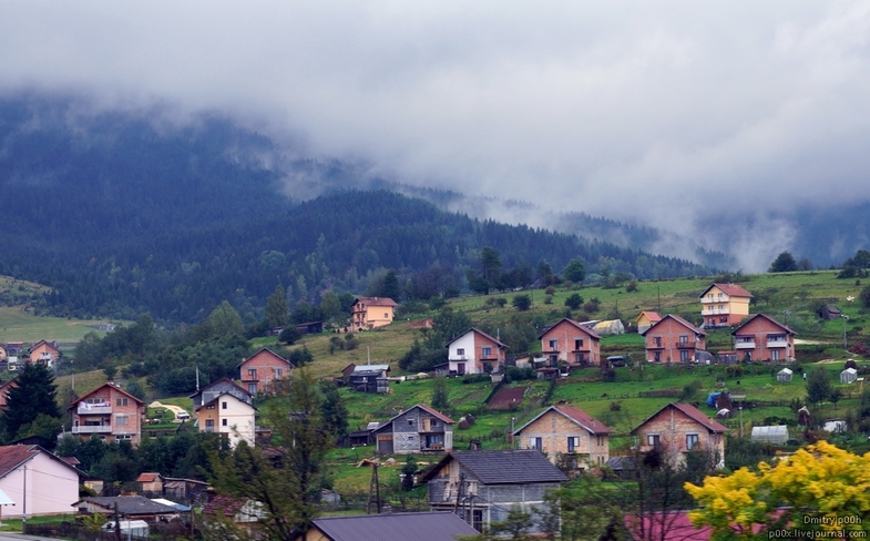 Красивый горный край. Босния и Герцеговина. Андричград в Вышеграде