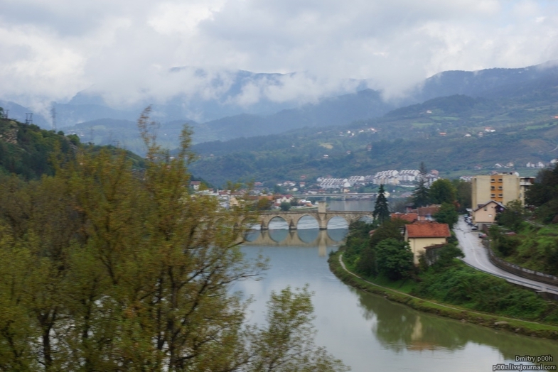 Красивый горный край. Босния и Герцеговина. Андричград в Вышеграде