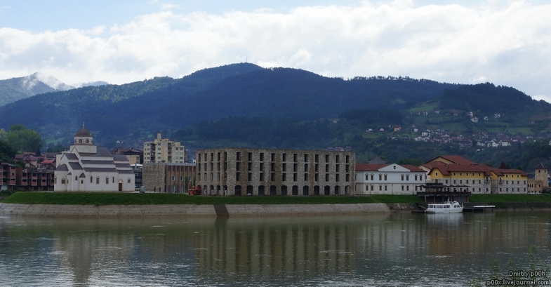 Красивый горный край. Босния и Герцеговина. Андричград в Вышеграде