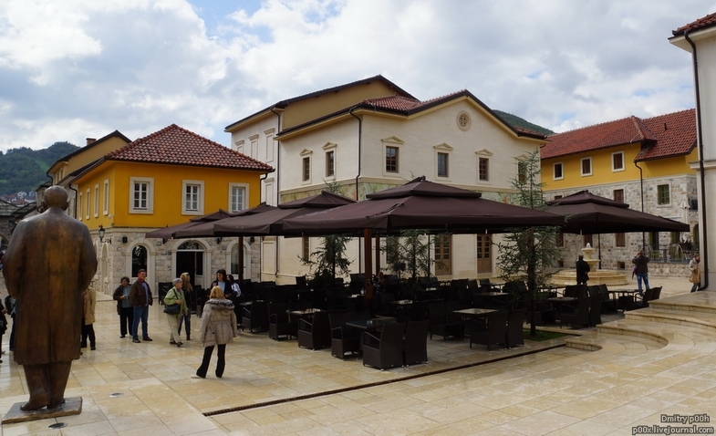 Красивый горный край. Босния и Герцеговина. Андричград в Вышеграде