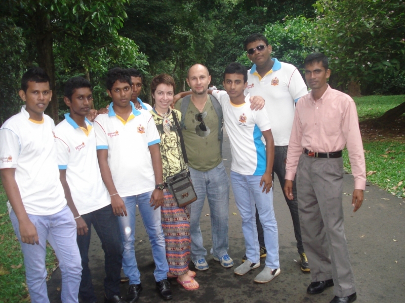 Шри Ланка "дикарями" в ноябре 2014 года.