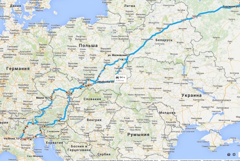 На машине с тремя детьми в кемпингах. Италия, Австрия, Чехия