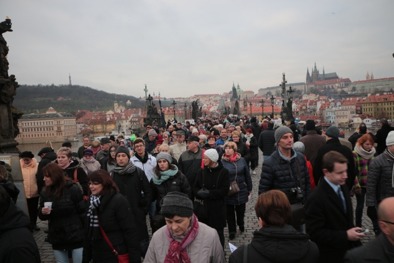 Прага, декабрь 2014. Карлов мост, зарисовки.