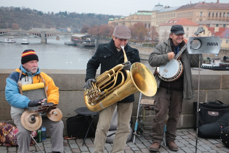 Прага, декабрь 2014. Карлов мост, зарисовки.