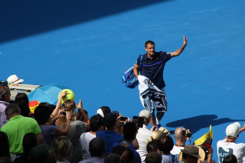 Как мы ходили на 1-й круг Australian Open или ждём благодарность от Шараповой (19.01.2015)