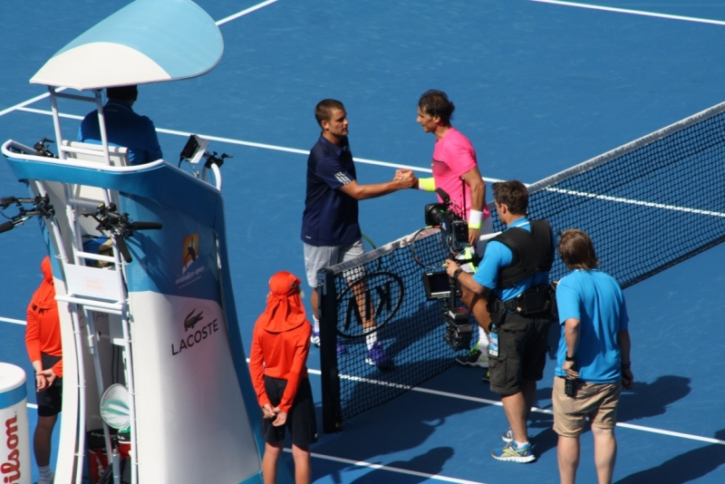 Как мы ходили на 1-й круг Australian Open или ждём благодарность от Шараповой (19.01.2015)