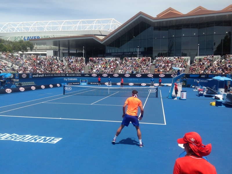 Как мы ходили на 1-й круг Australian Open или ждём благодарность от Шараповой (19.01.2015)