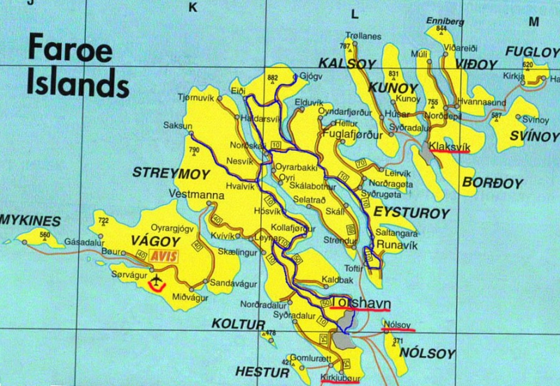 Фарерские острова в марте 2013.