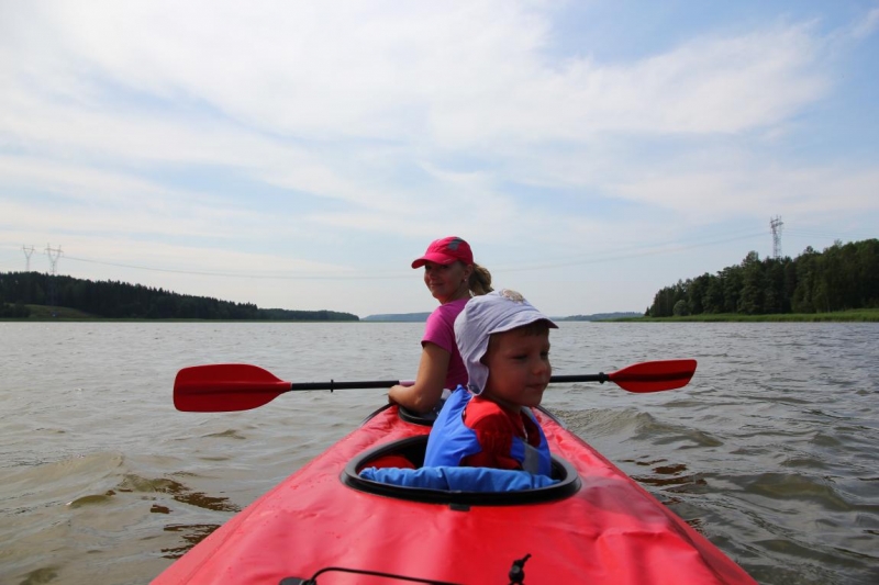 Байдарка в Финляндии