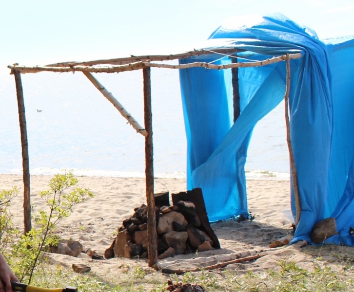 Путешествия с мобильной походной баней