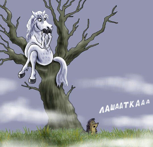 Ёжик in туман