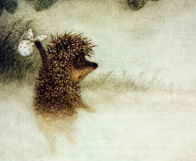 Ёжик in туман