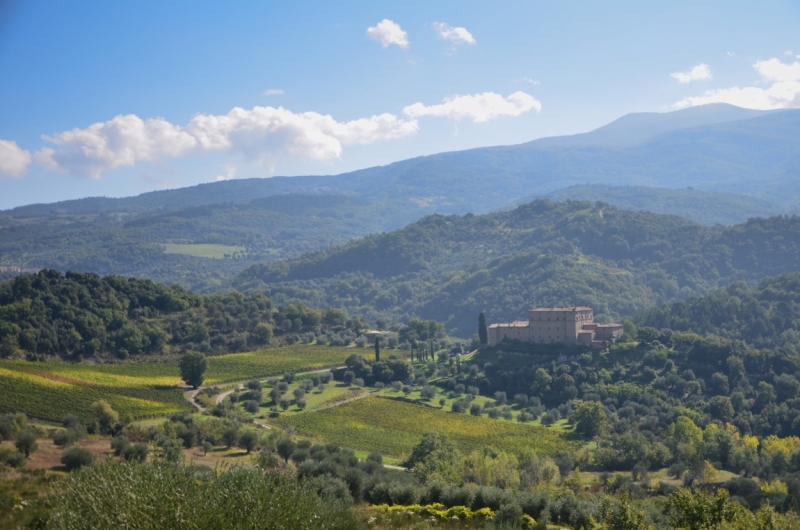 Тоскана октябрь 14 на арендованном авто