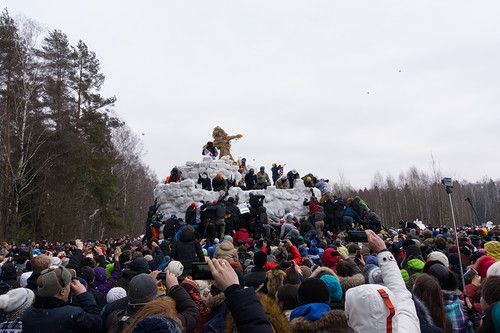 Бакшевская Масленица. Не перевелись ещё энтузиасты и романтики на Руси нашей!