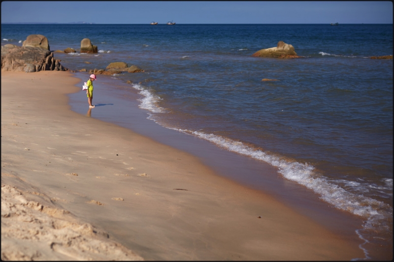 Хошимин - Лонг Хай, апрель 2015. на мопеде с детьми