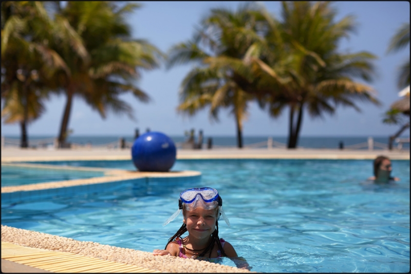 Хошимин - Лонг Хай, апрель 2015. на мопеде с детьми