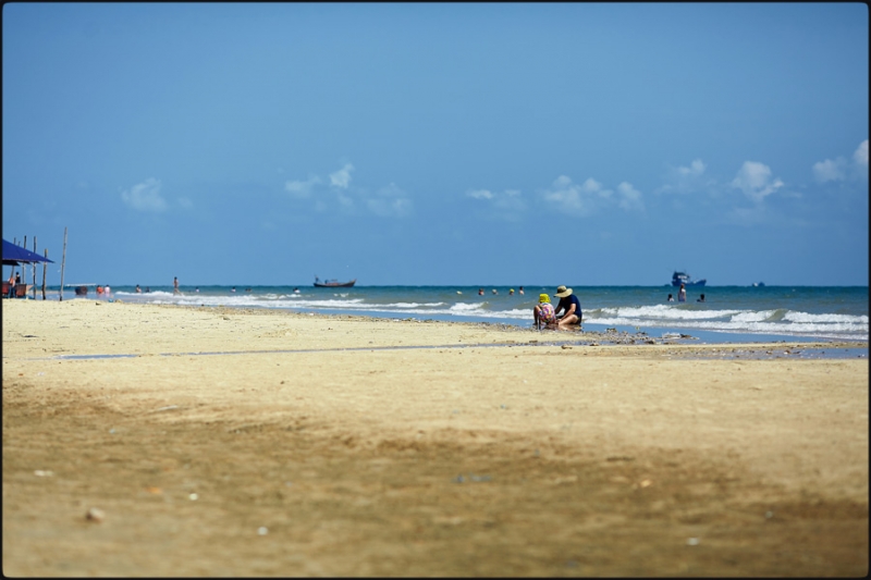 Хошимин - Лонг Хай, апрель 2015. на мопеде с детьми