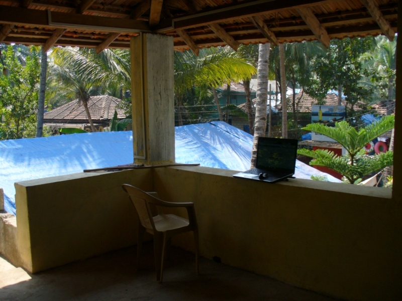 Пробная зимовка в Гоа 2014 .