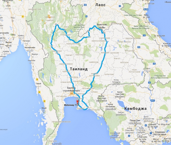 Мото-тур по Тайланду