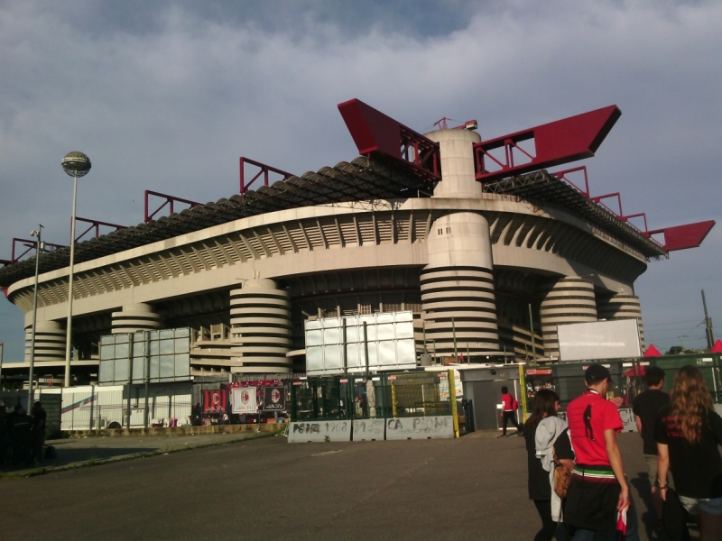 Стадион San Siro. Милан. май 2015