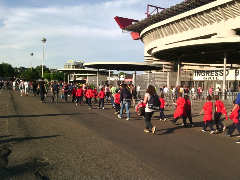 Стадион San Siro. Милан. май 2015