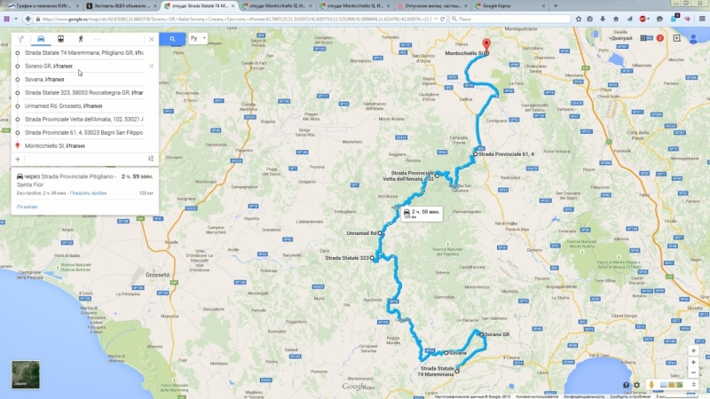 Маршрут на 7 дней Рим - Гарда - Флоренция - Рим