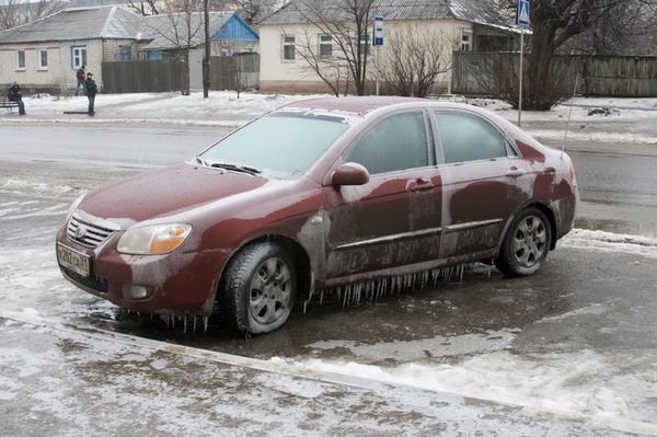 Белгород - Город Первого Салюта или Осторожно - Гололед!