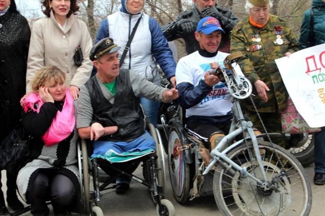 12.04.15г. уфимский колясочник отправился в Крым. Он-лайн дневник велопробега