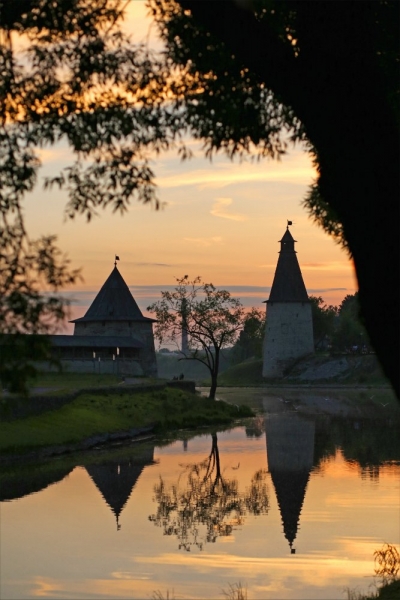 Псков-Изборск-Печоры из СПб на выходные, июнь 2015