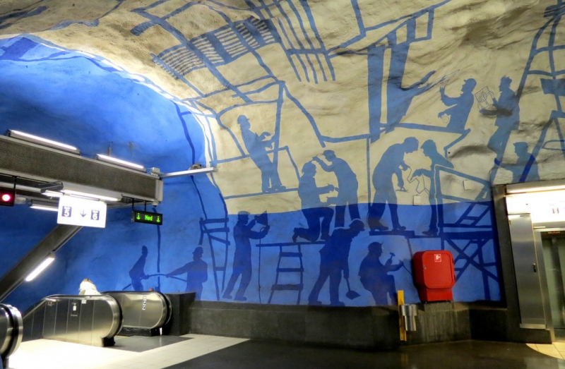 Мы гуляли по Стокгольму и катались на метро...(5 дней в июне 2015)