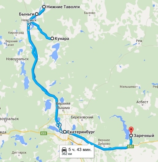 Уральские командировочные выходные.