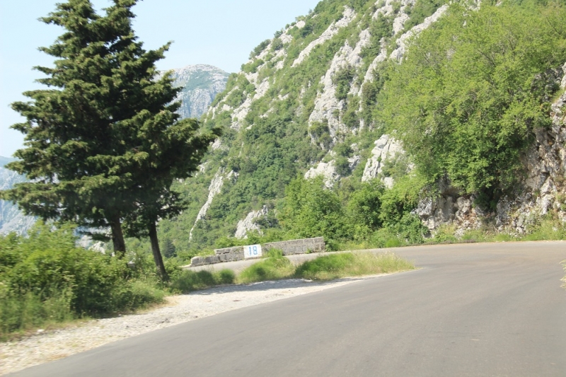 По Черногории всей семьей на арендованном авто без номеров