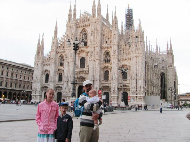 Питер-Средиземноморье на авто с 3 детьми + круиз (2012)