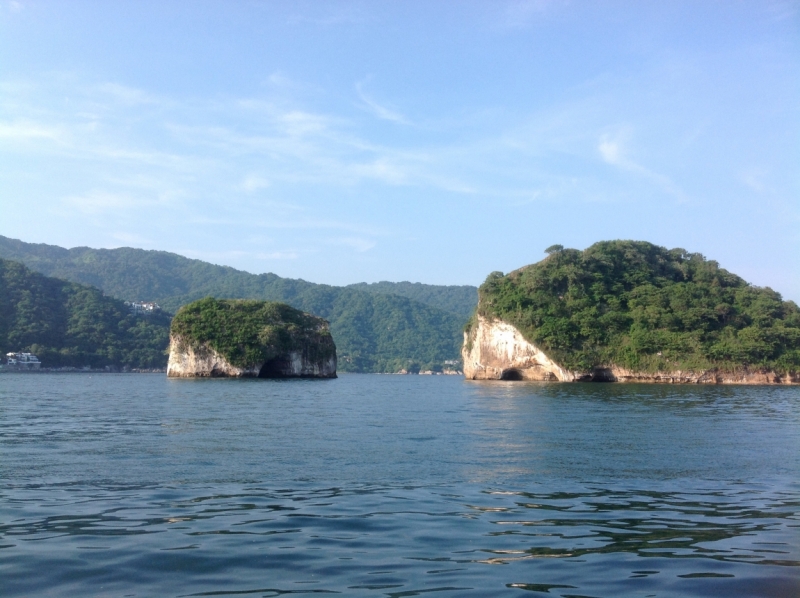 Puerto Vallarta, тихоокеанское побережье Мексики. Белое пятно на сайте Винского.