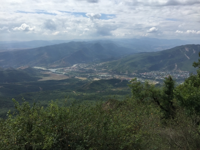 Неделя с видом на Светицховели, конец августа 2015