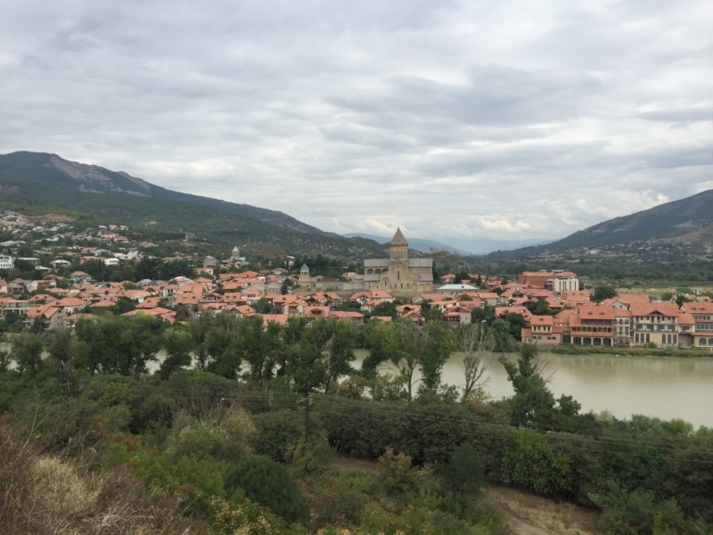 Неделя с видом на Светицховели, конец августа 2015