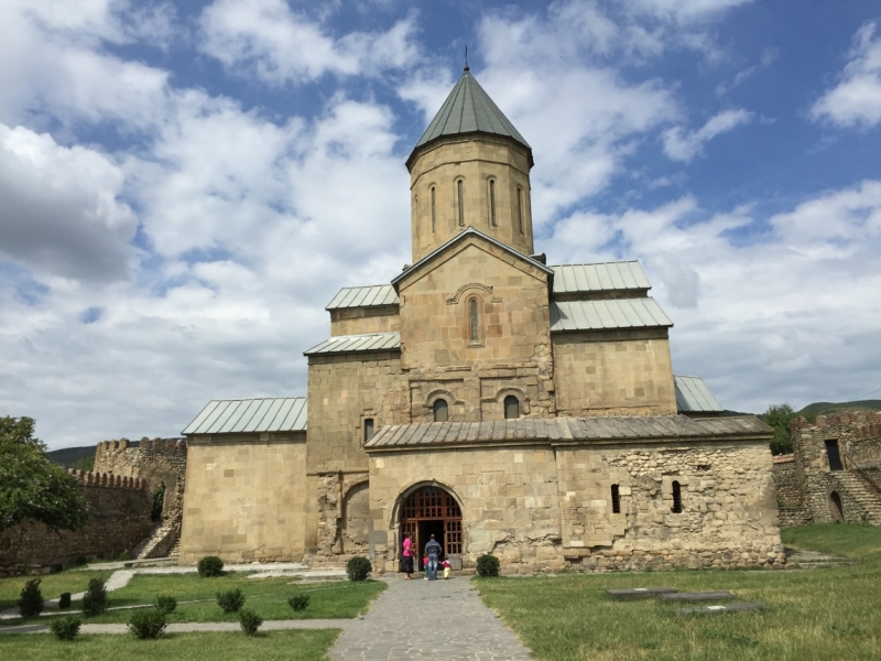 Неделя с видом на Светицховели, конец августа 2015