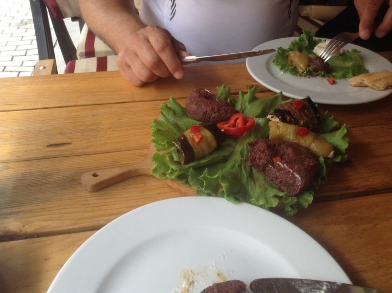 Неделя с видом на Светицховели, конец августа 2015